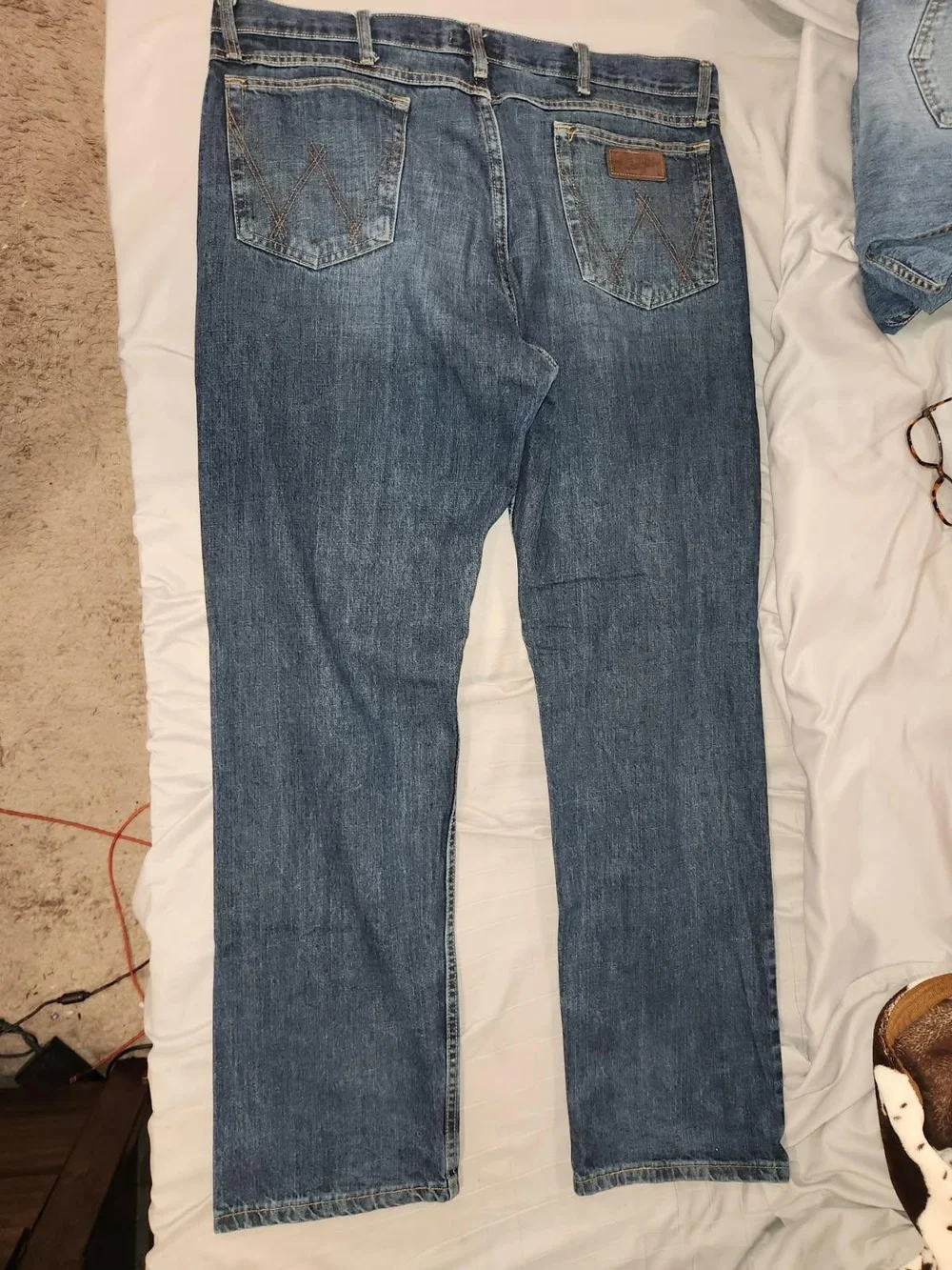 Wrangler 20x  Boot Cut Blue Jeans 38x34